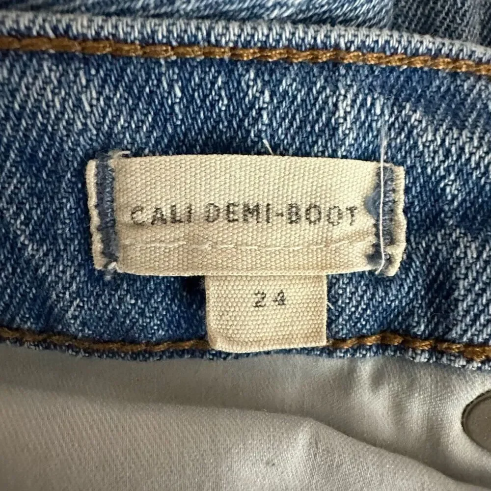 Madewell Cali Demi-Boot Jeans Size 24 - Picture 6 of 14
